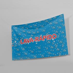 Faixa 280g Lona 280g Tamanhos Variados 4x0 Impressão Ecosolvente Bastão nas Laterais 